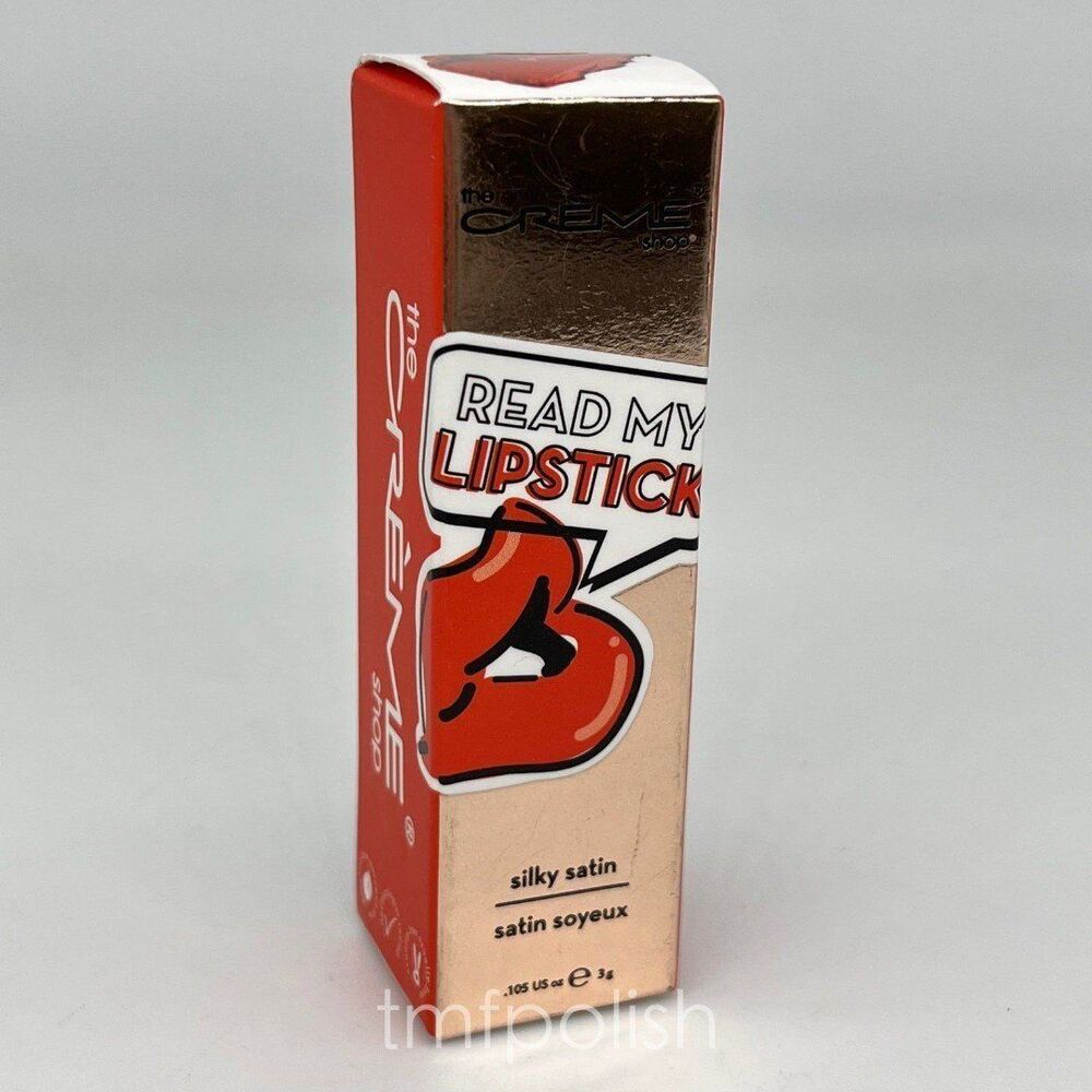 New The Creme Shop Silky Satin Lipstick - 9-1-1